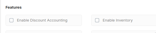 Enable Discount Accounting